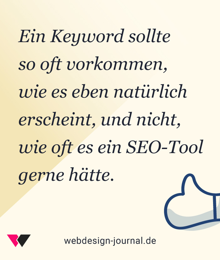 Content Design und Suchmaschinenoptimierung.